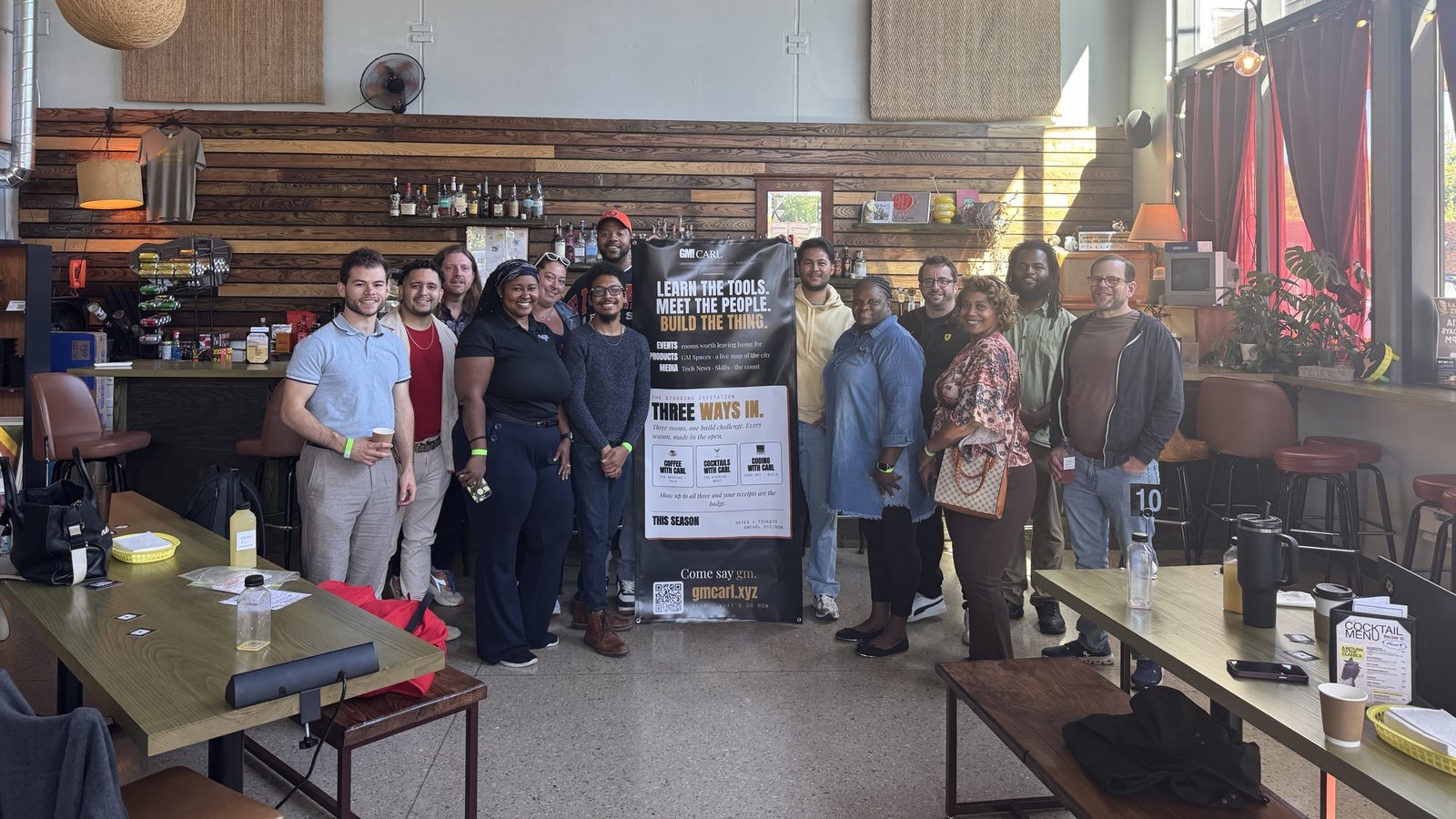 The room at Coffee with Carl, Haven Cafe, September 26